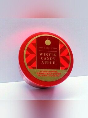 Bath & Body Works WINTER CANDY APPLE Whipped Body Butter, 6.5 oz/185 g